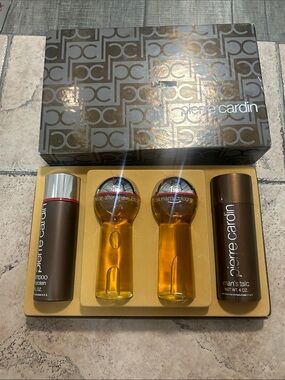 Pierre Cardin Brown and Amber Men's Fragrance Gift Set New